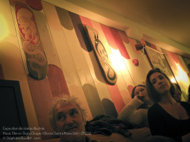 Exposition des illustrations sur skates