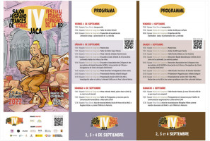 programme du festival BD de Jaca 2022