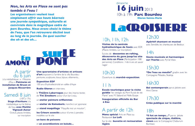 Les Arts en place 2013
