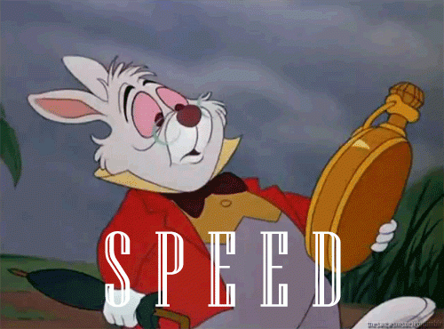 Alice au pays des merveilles: Lapin et speed