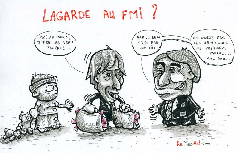Christine Lagarde a donné 285 millions à Bernard Tapie