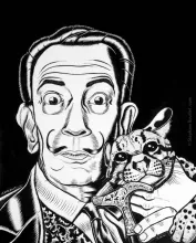 Salvador Dali et Babou