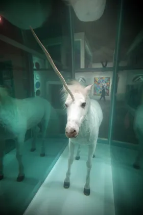 Licorne de Damien Hirst (Source photo www.ninaarsenault.com)