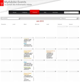 Formation Adobe events