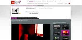 Webdesign: Blanc, rouge et gris: SFR jeunes talents