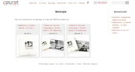 Camin'Art Éditions - webdesign