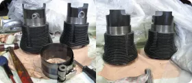 Combi VW: montage piston cylindres