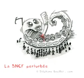 Illustration Perturbation SNCF