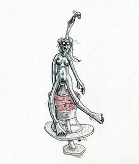 Dessin vaccin contre le cancer du col de l'utérus