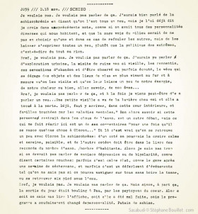 Sasabudi /// Notes /// J059 /// Schizo