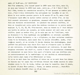 Sasabudi /// Notes /// J069 /// CHIFFRE(S)