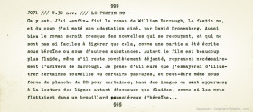 Sasabudi /// Notes /// J071 /// Le festin nu