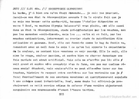 Sasabudi /// Notes /// J072 /// Coquetterie olympienne