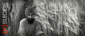 Carte de visite suicide des paysans en Inde