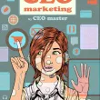 Internet marketing girl