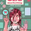 Internet marketing girl