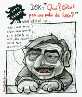 DSK menotté lors de son interrogatoire par la police de New York