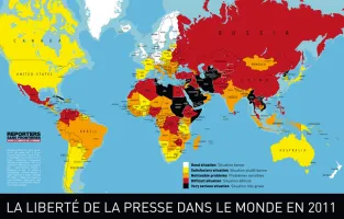 Liberté de la presse dans le monde