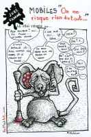 Souris et ondes électromagnétiques de téléphone portable: tumeur et Alzheimer